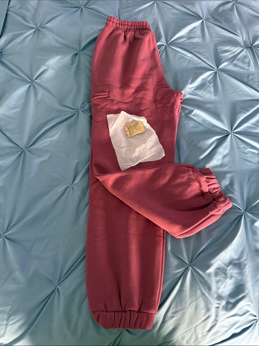 Comfrt Travel Women's Cozy Jogger Sweatpants in Deep Rose